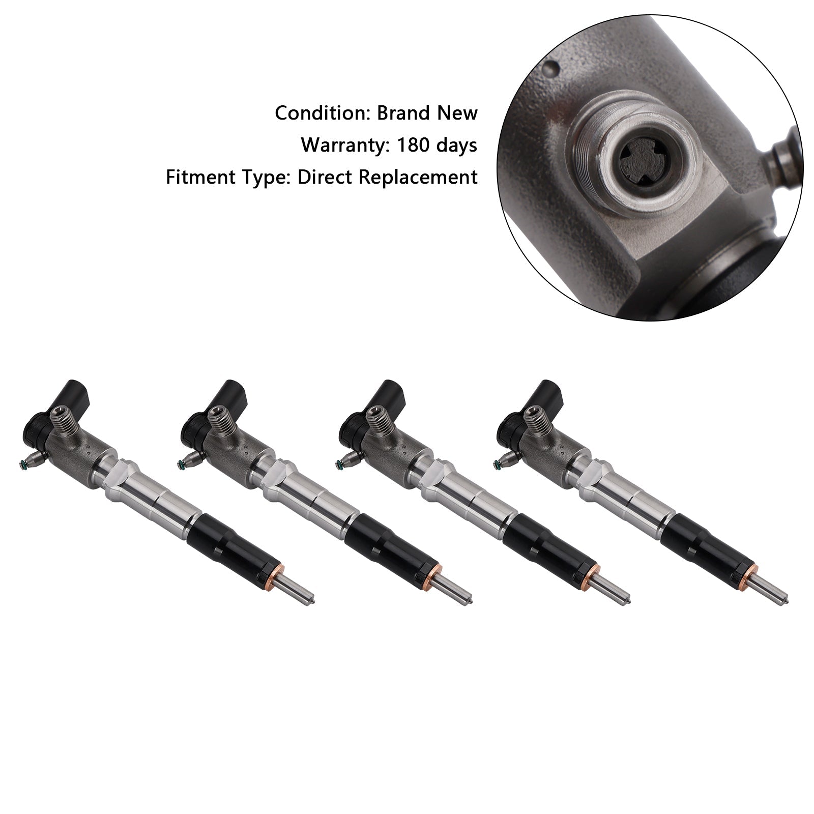 Injecteur de carburant 4 pièces GK2Q-9K546-AC 4103590680808 GK2Q9K546AB pour Ford Galaxy Mk3 (CK) MPV 2015.01+