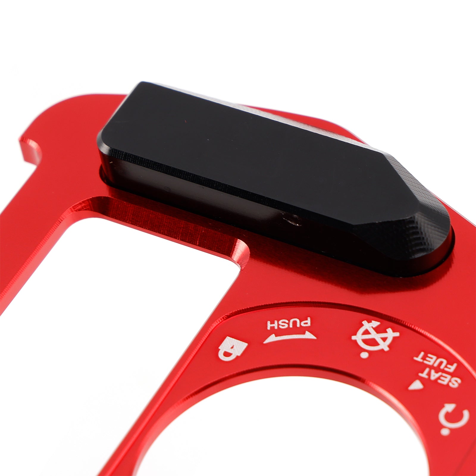 Cache-cylindre de clé en aluminium rouge pour Honda ADV 160 (2022, 2023, 2024)