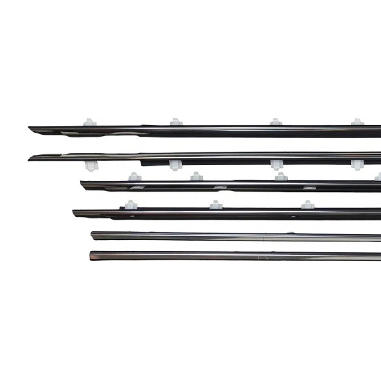 Moulures de ceinture de porte (6 pièces) compatibles avec Toyota Land Cruiser série 80 (1991-1997)