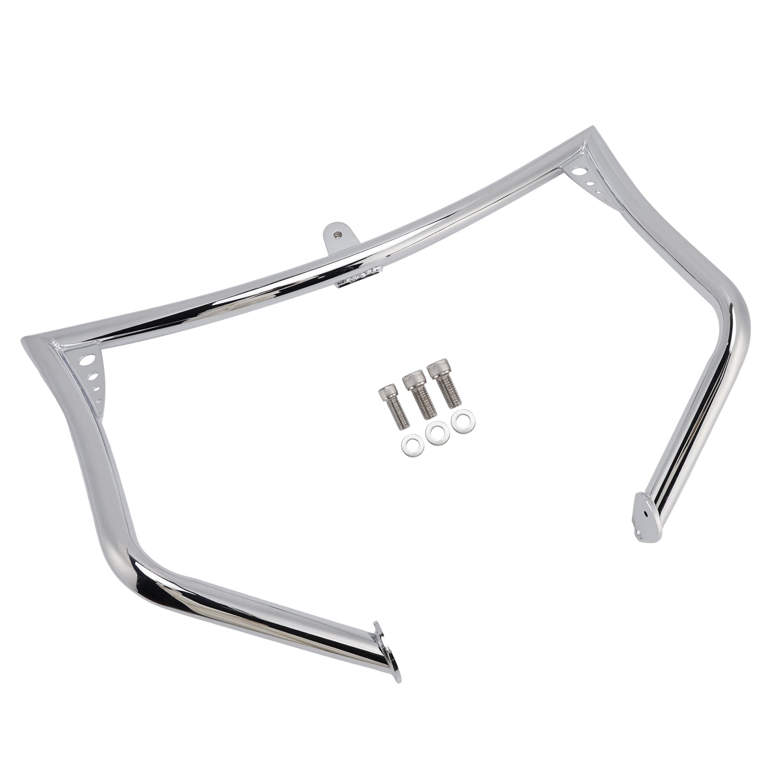 Chromen framebeschermer en anti-aanrijdingsbumper voor Honda CVO Road King FLHRSEI Touring (2002-2014).