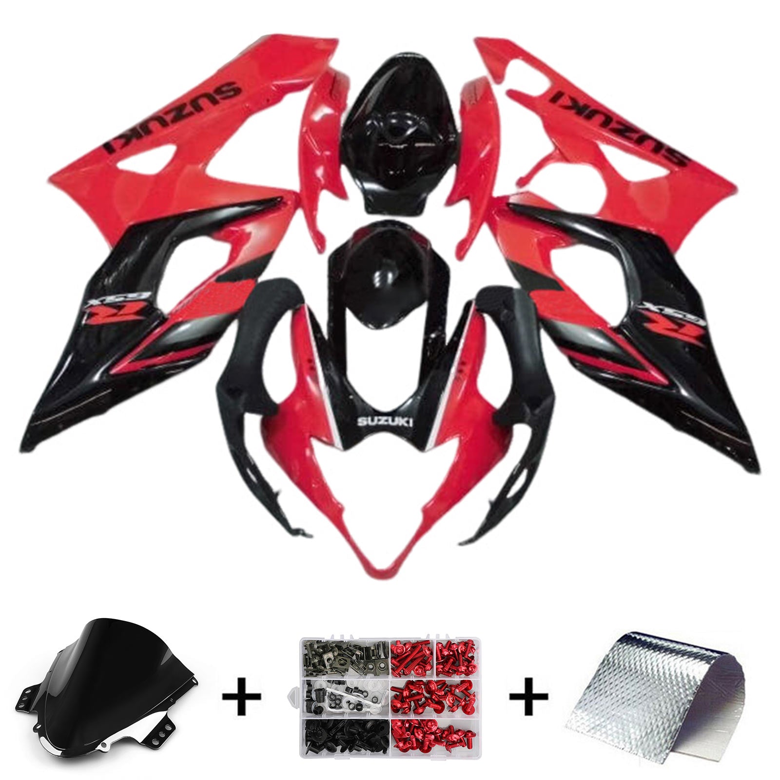 Amotopart Suzuki GSXR1000 2005-2006 K5 Kit de carenado de carrocería de plástico ABS