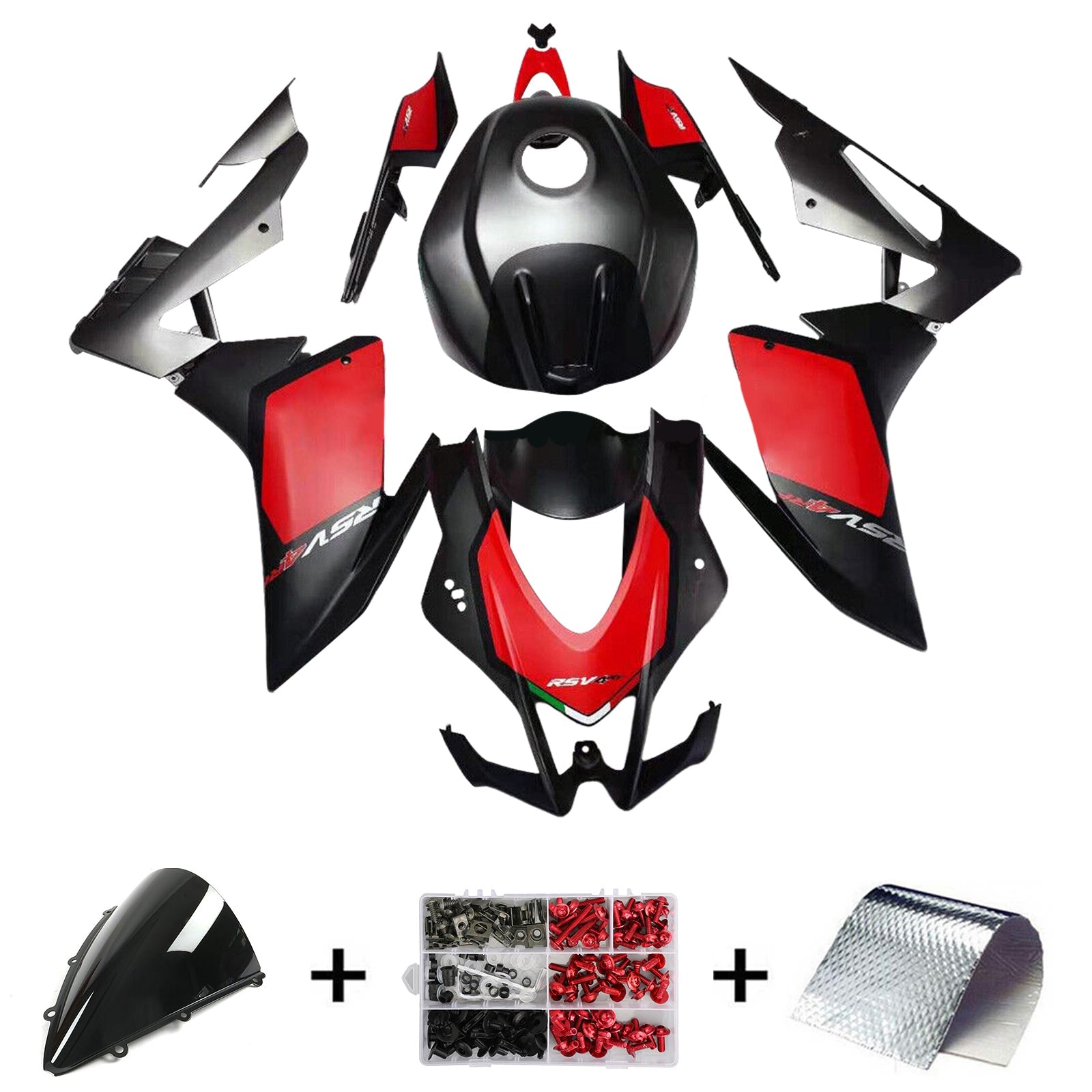 Amotopart Aprilia RSV4 1000 2016-2018 Kit Carenado Plástico Carrocería