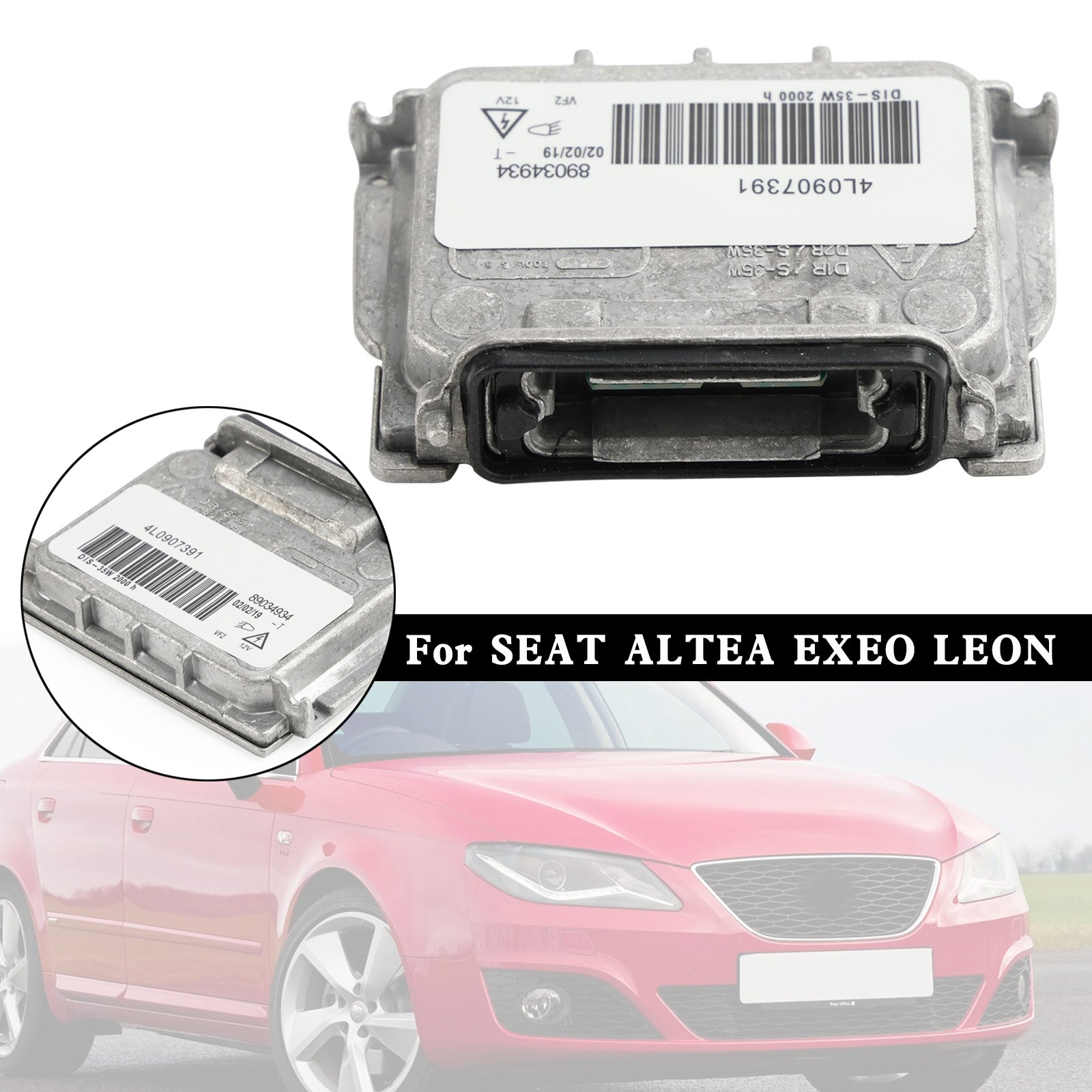 2002-2008 Pour Renault Megane MK2 2 II Ballast de phare au xénon 6G Module de commande 89034934 043731 89032335 4L0907391 générique