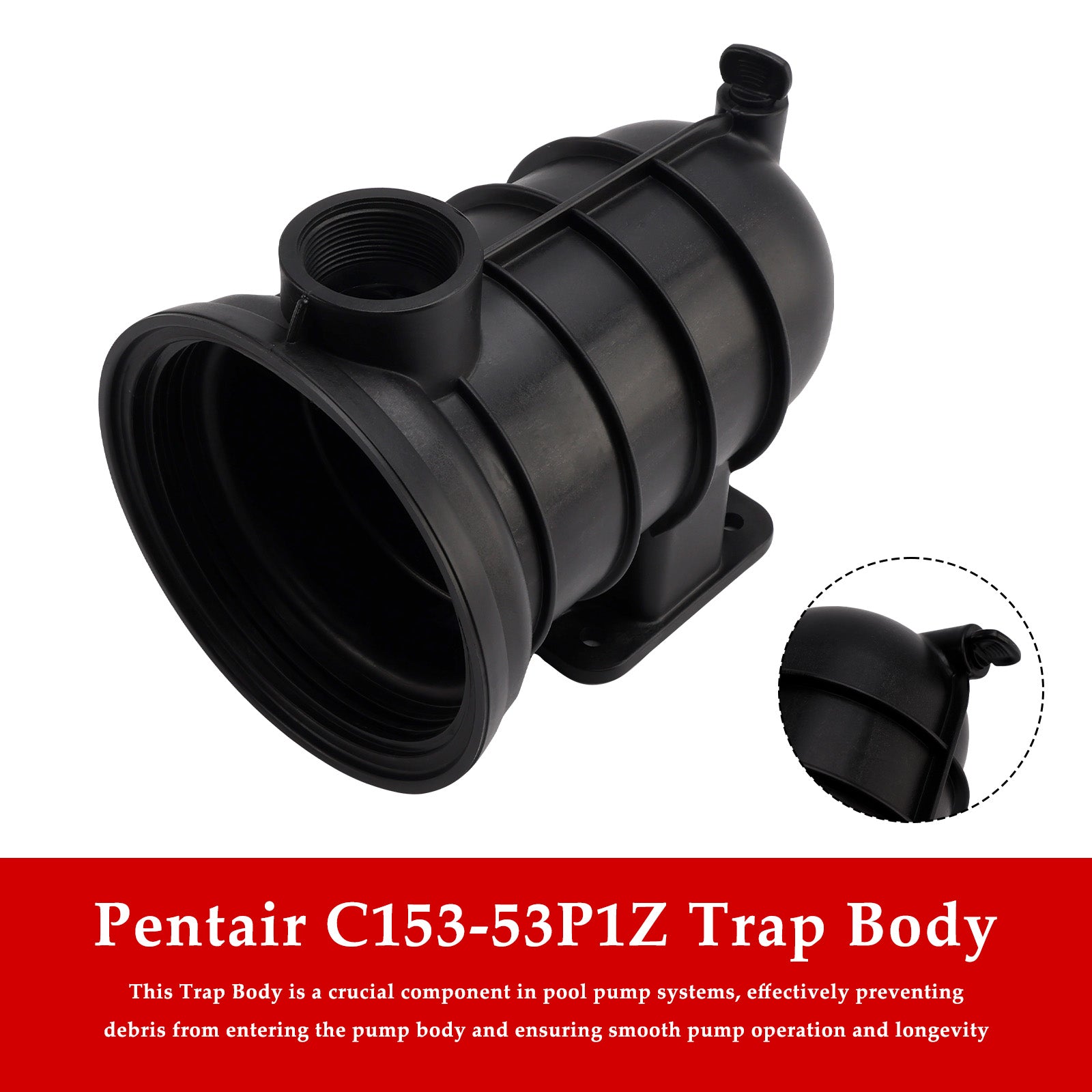 Corps de piège PKG 115-5"" C153-53P1Z pour Pentair Sta-Rite DuraGlas
