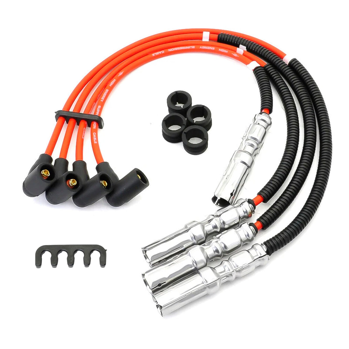 Kit de câbles d'allumage 8 mm 063905431A pour VW Beetle Bora Golf GTI Jetta 2.0L