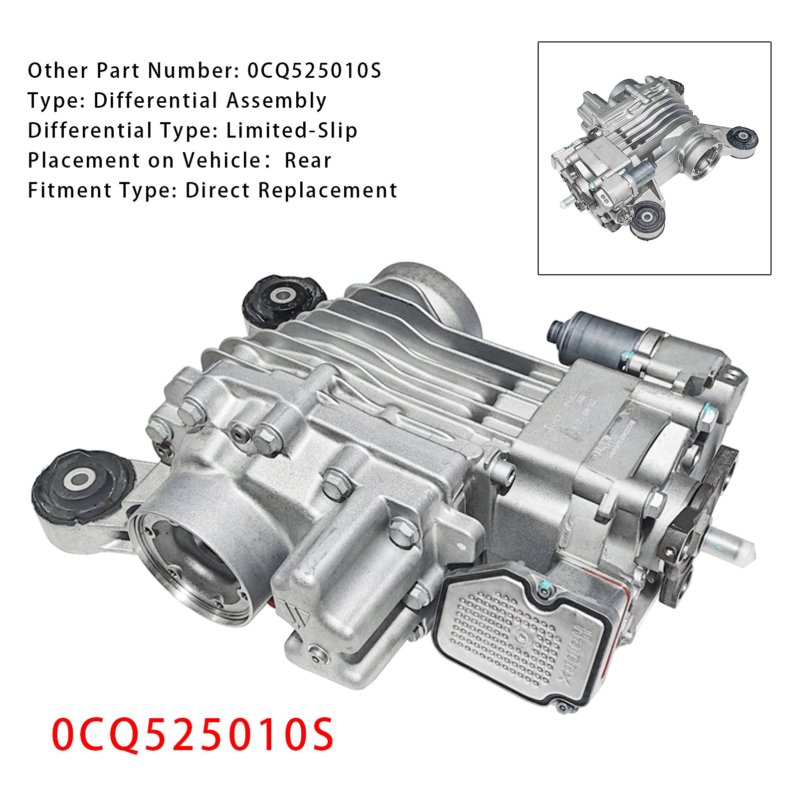 Skoda Kodiaq 4Motion Achter differentieel 2017-2021 0CQ525010S