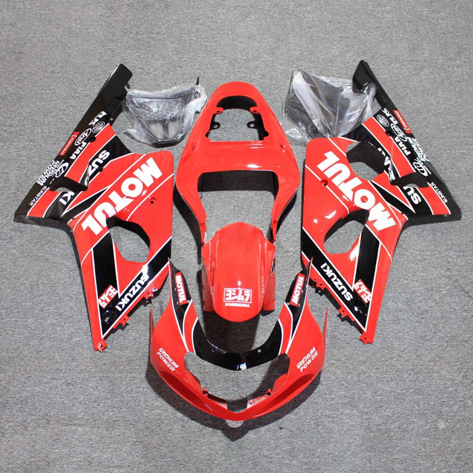 Kit de carénage par injection pour Suzuki GSXR600 2001-2003 GSXR750 2000-2003 K1