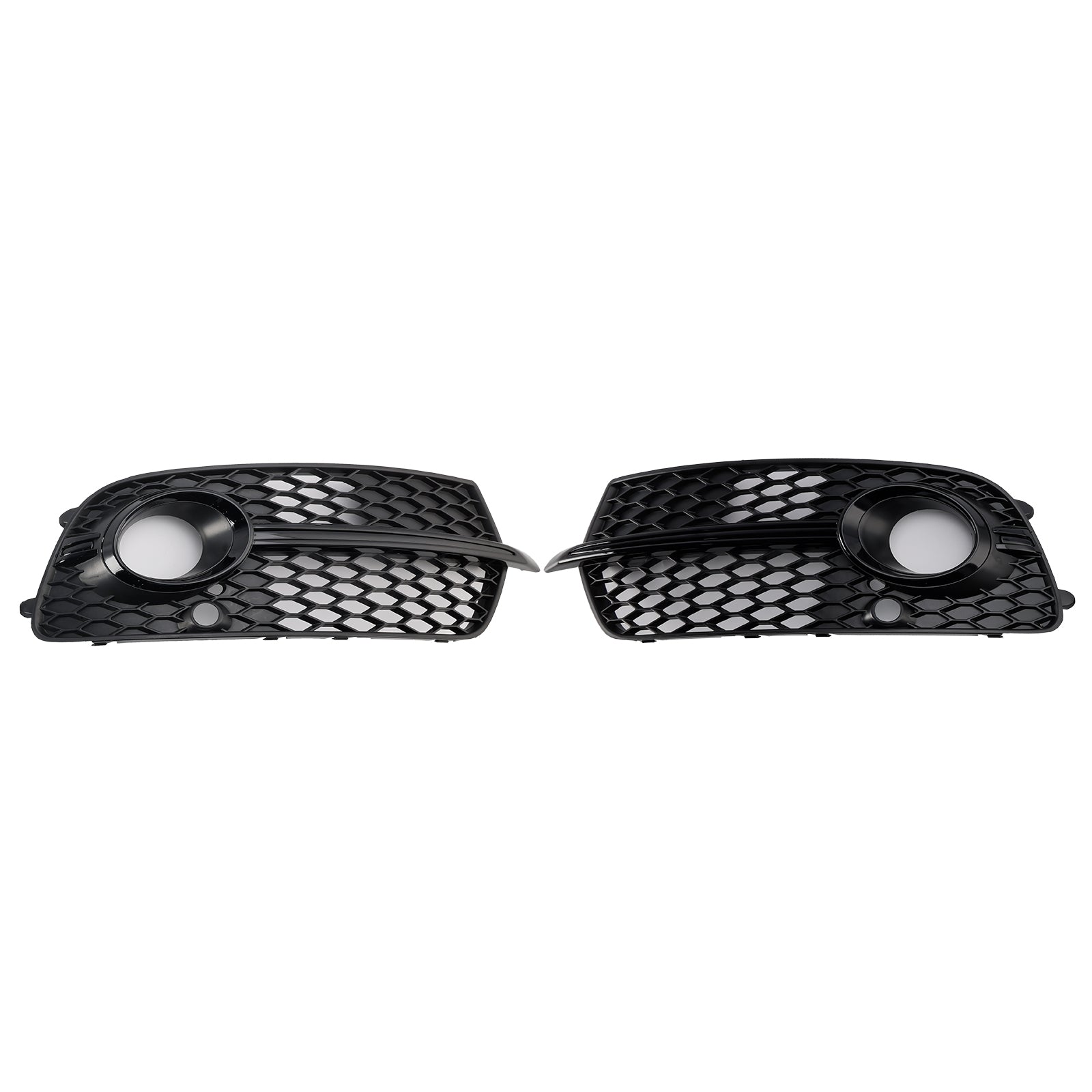 Black Front Fog Light Grille voor Audi Q5 S-Line SQ5 2013-2017
