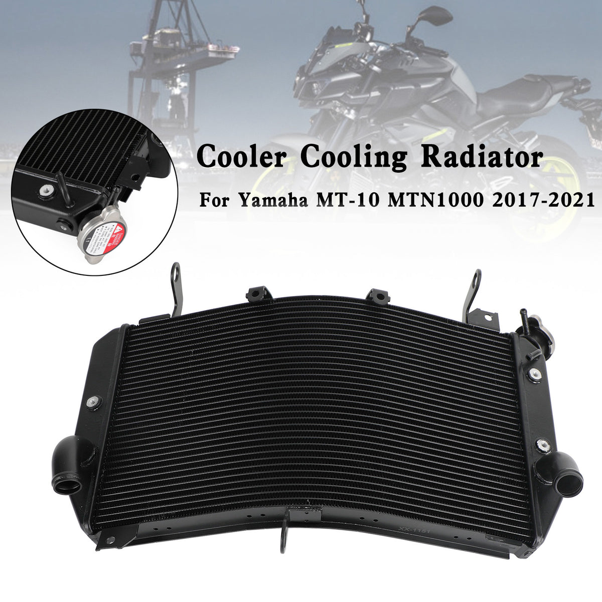 Refroidisseur de refroidissement de radiateur pour Yamaha FZ10 MT-10 MTN1000 2016-2021