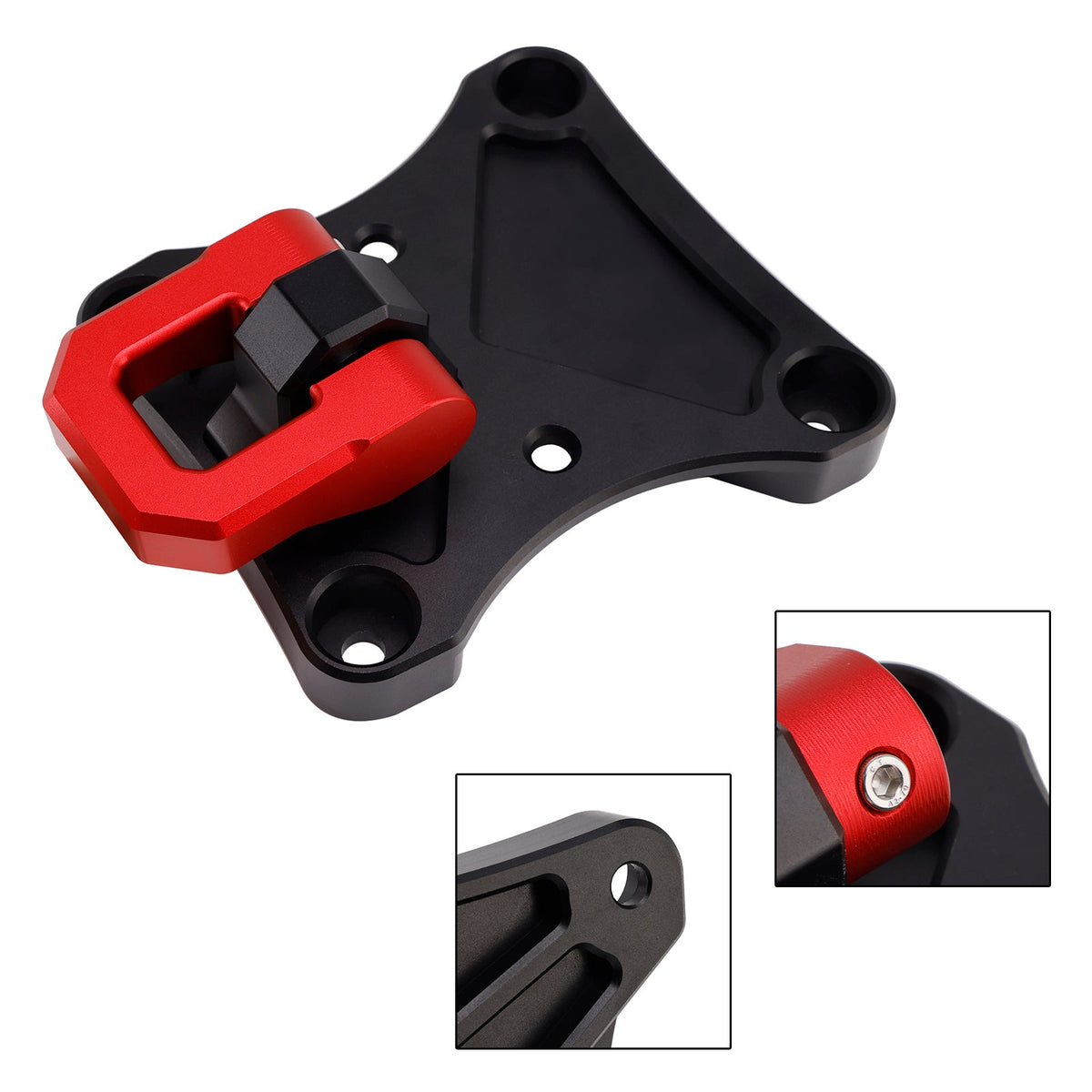 Plaque de traction pour crochet de remorquage arrière avec anneau en D de 3/4"" compatible avec Yamaha Maverick X3 900 X Max