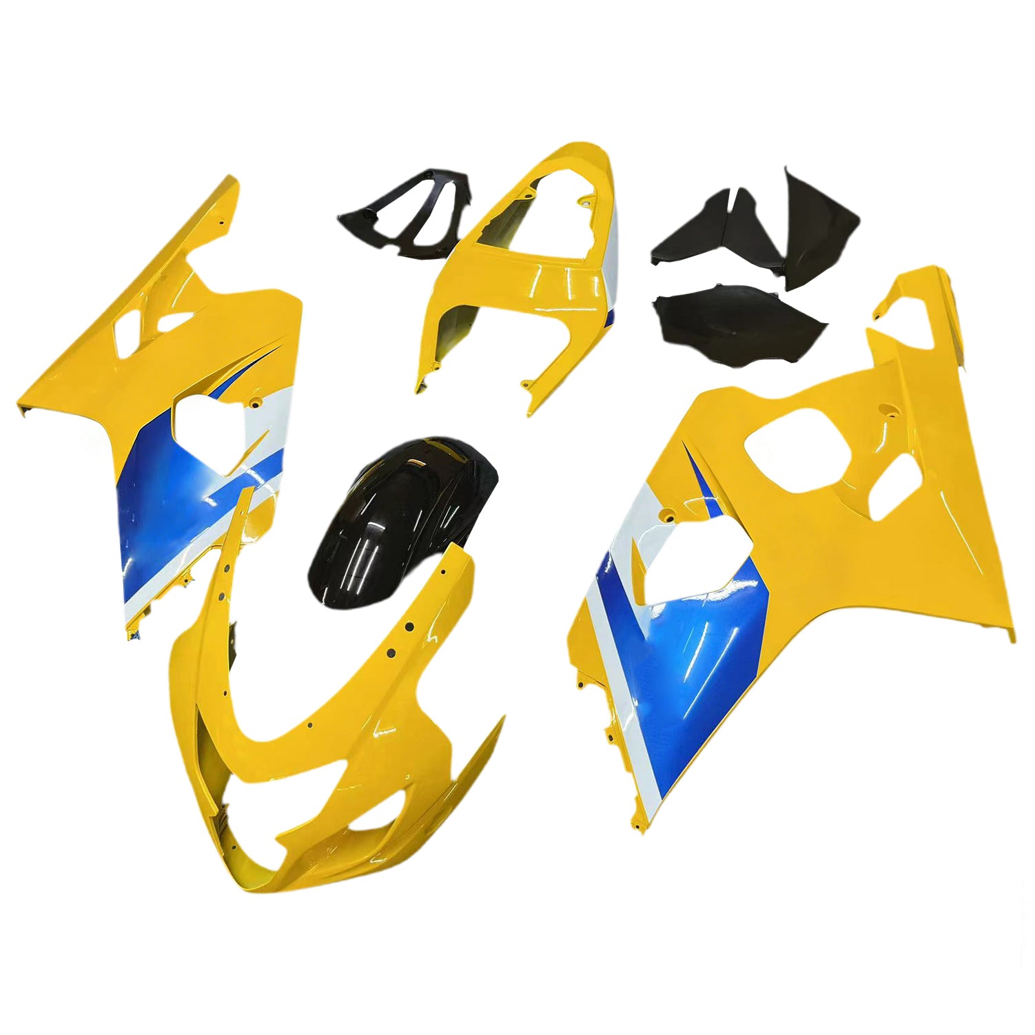 Kit de carénage par injection, carrosserie en plastique ABS, compatible avec Suzuki GSXR 600/750 2004-2005