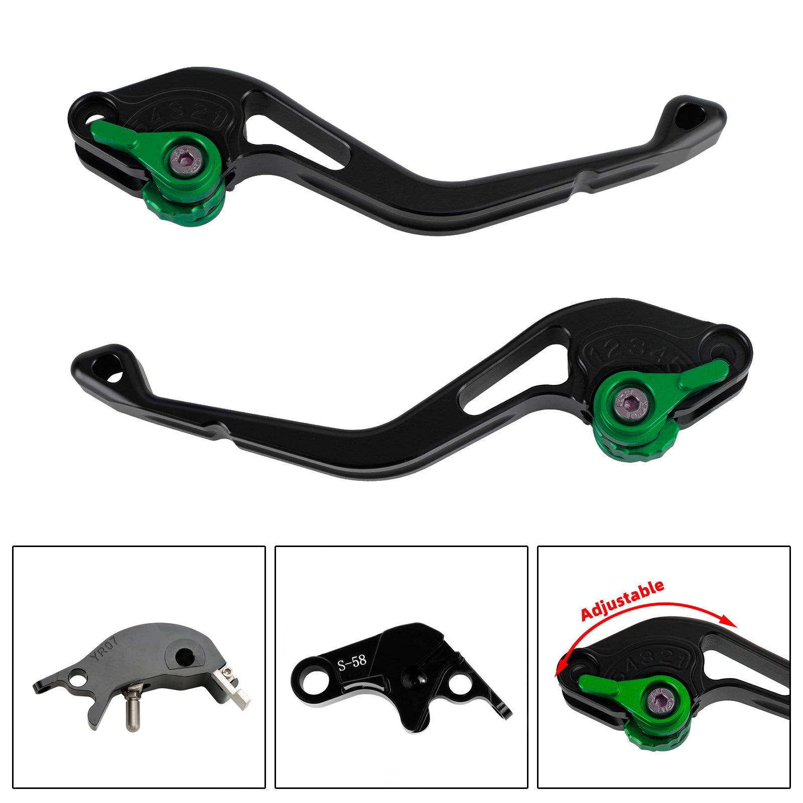Nueva palanca de embrague de embrague corta para Yamaha MT-10/SP 2022-2023