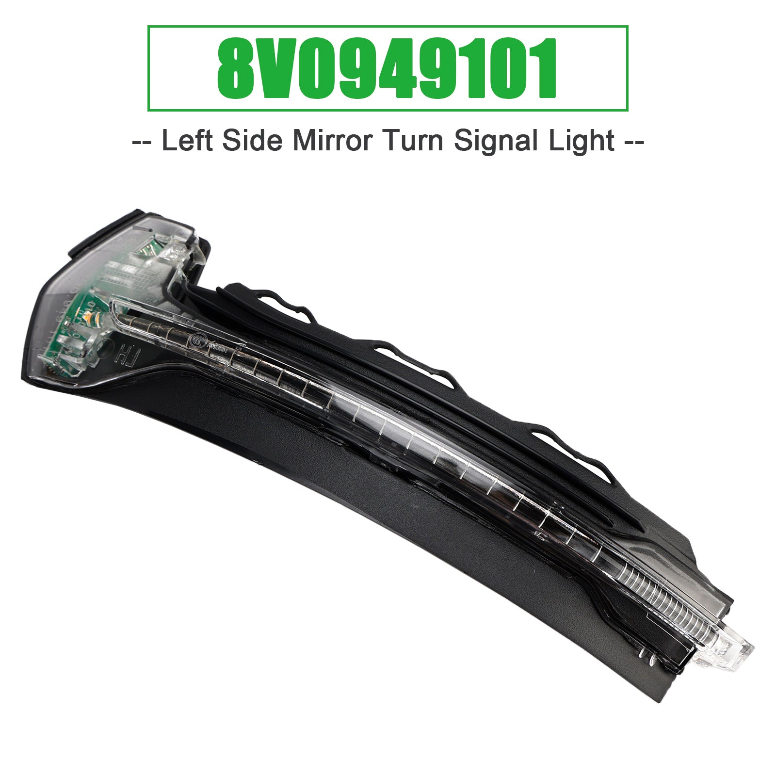 Linker buitenspiegel richtingaanwijzer voor Audi A3 S3 RS3 8V (2012-2020) - Onderdeelnummer : 8V0949101