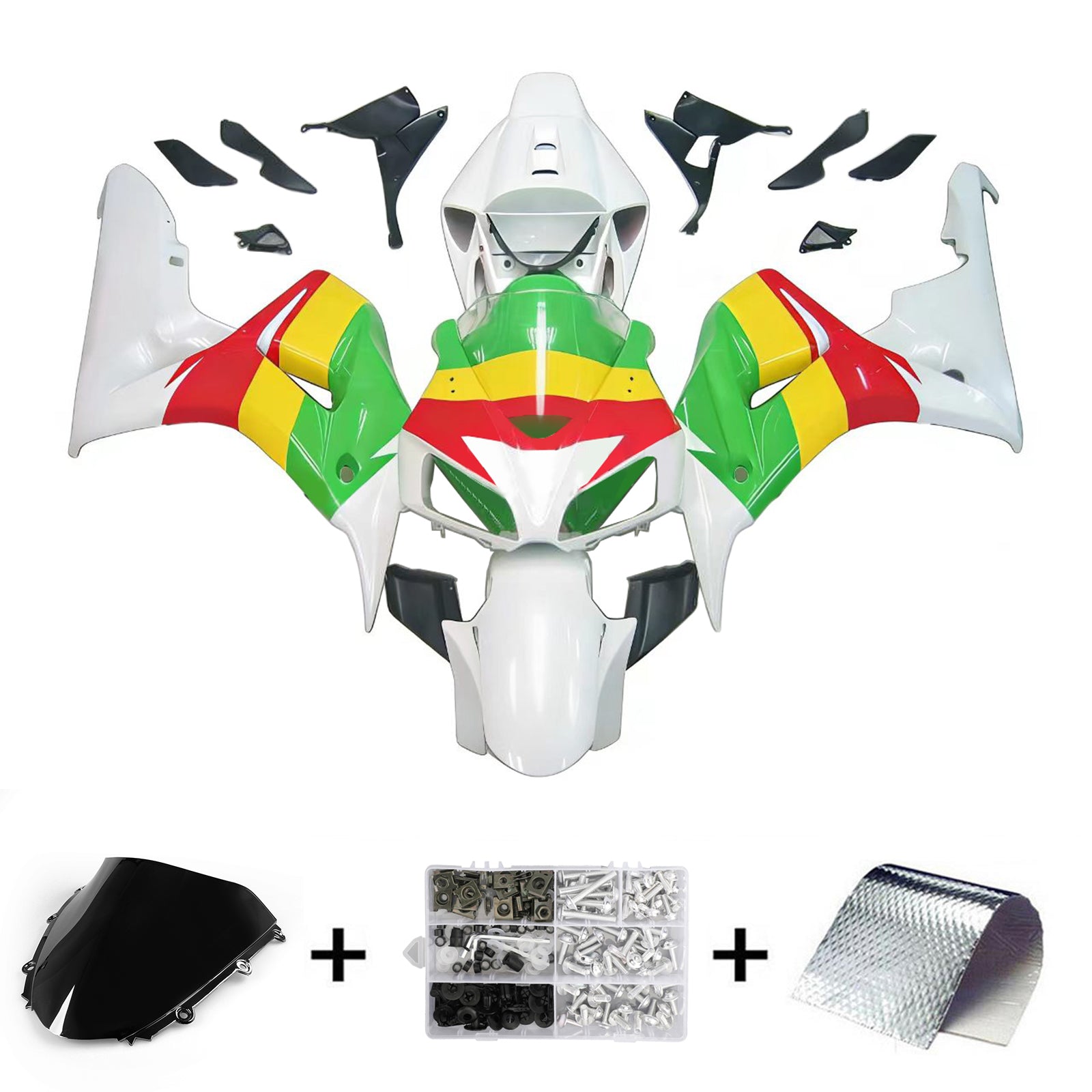 Kit de carénage injecté en plastique ABS pour Honda CBR1000RR 2006-2007