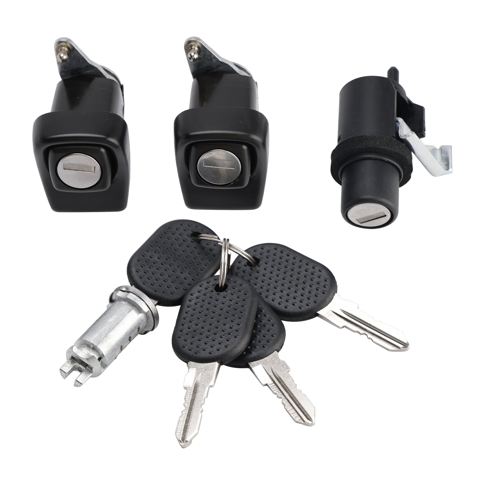Komplet leve in desne ključavnice + pokrov + cilinder + 4 ključi za Fiat Panda 85/104