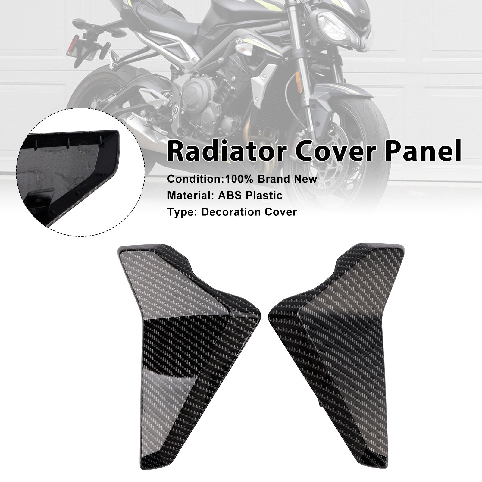 Carénages latéraux de radiateur pour Street Triple 765 R/RS 2023-2025