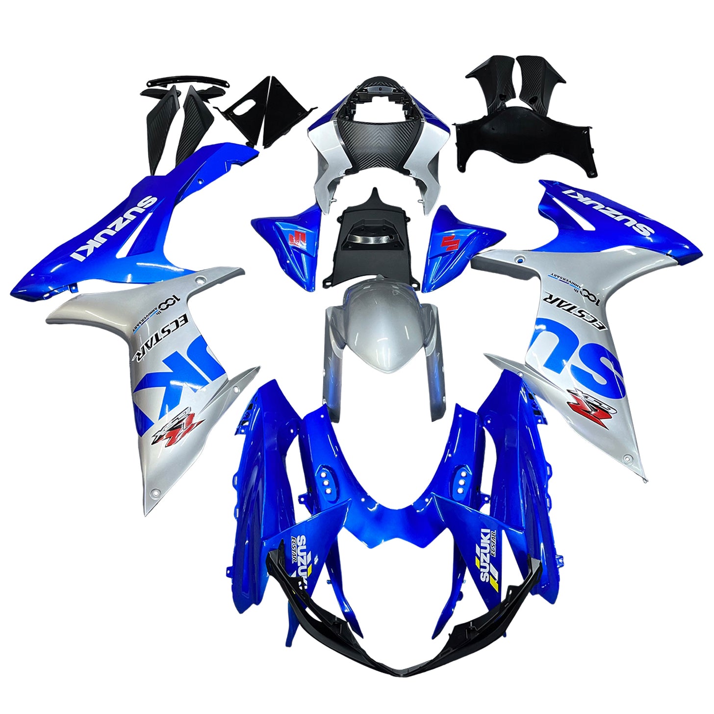 2011-2023 Suzuki GSXR 600/750 K11 Kit de carénage d'injection carrosserie plastique ABS