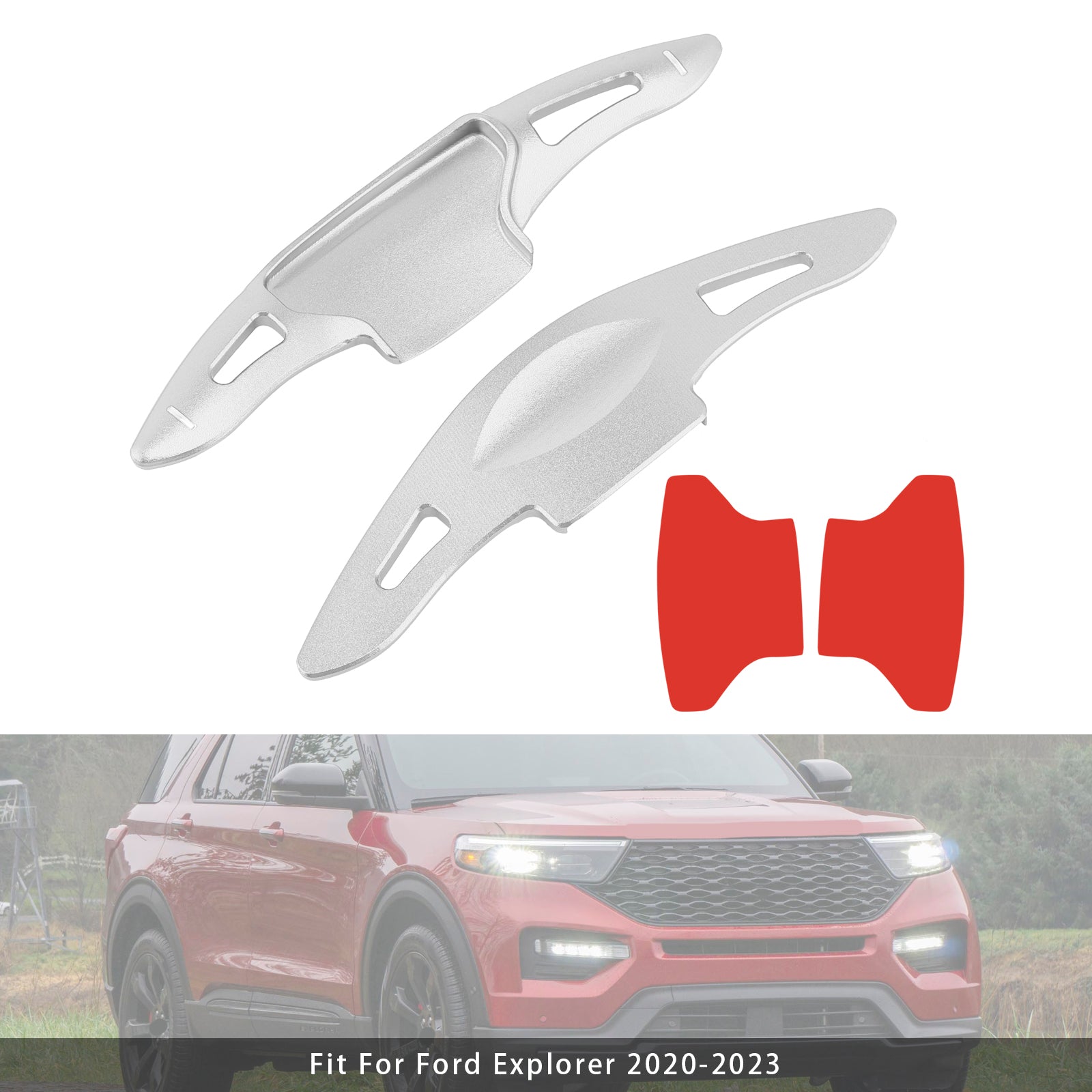 Extension de palettes de changement de vitesse au volant pour Ford Explorer 2020-2023 en aluminium