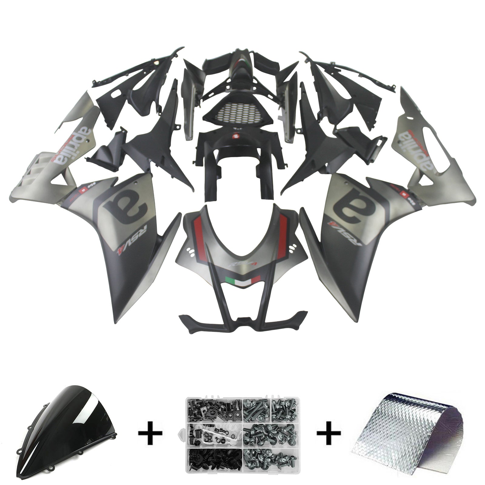 Amotopart Aprilia RSV4 1000 2016-2018 Kit de carénage