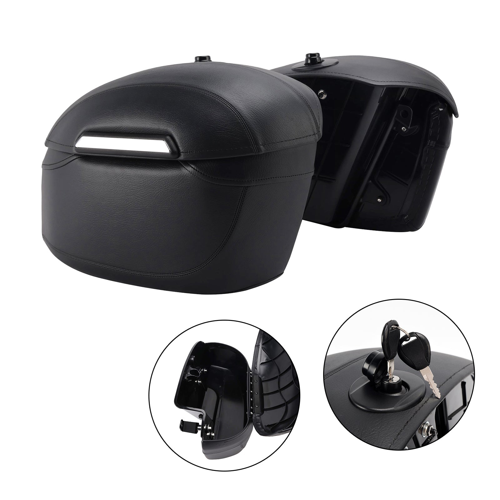 Support de sacoche noir pour Sportster 883 1200 X48 (2004-2025)