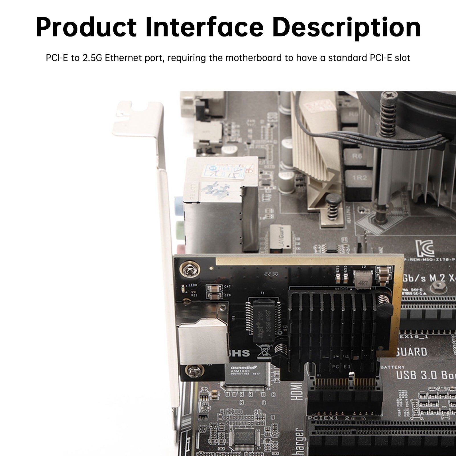 PCIE -netwerkkaart rond 2.5 G, ondersteuning voor het start -up netwerk zonder schijfsynologie PXE wo