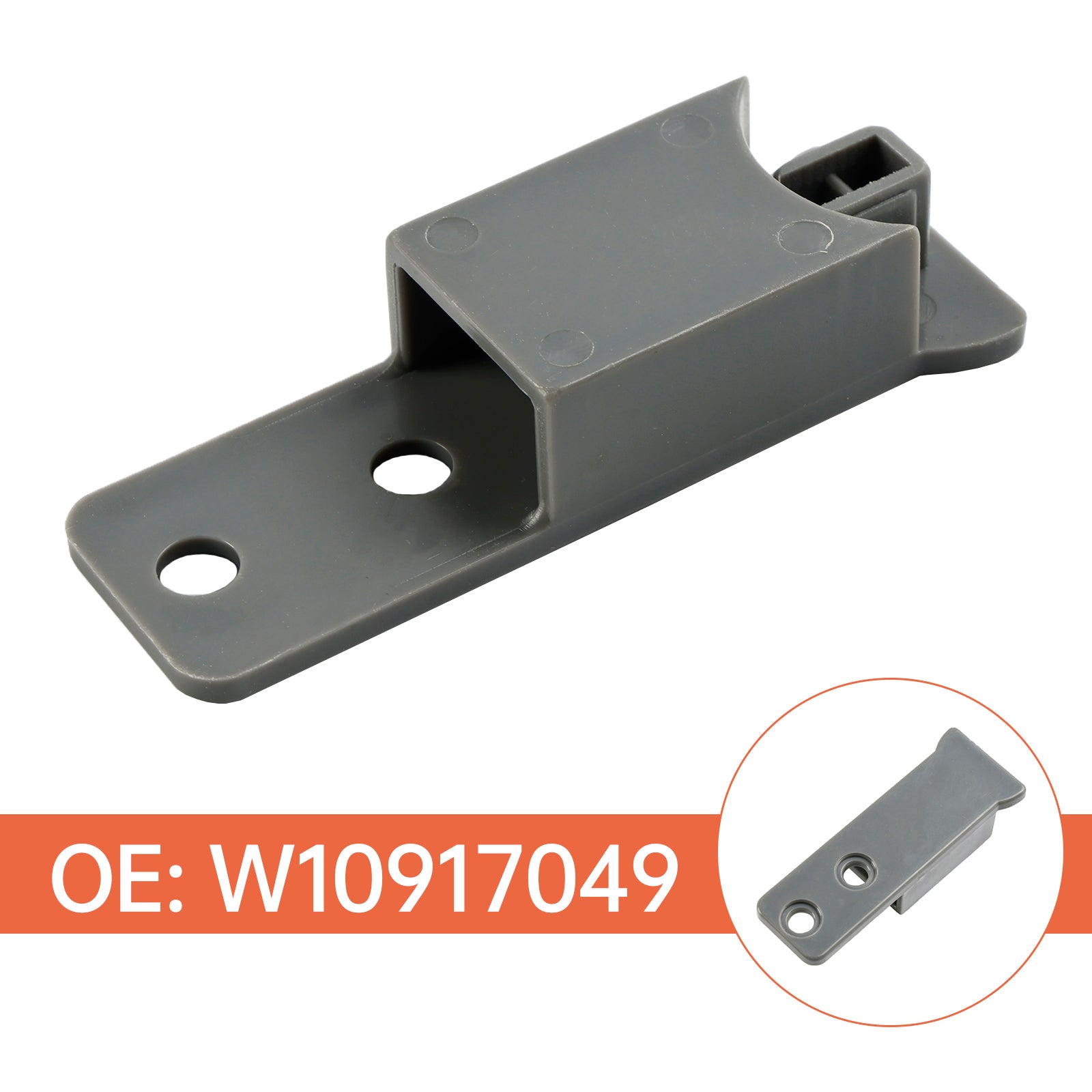 Embout de poignée de réfrigérateur compatible W10917049 pour Whirlpool