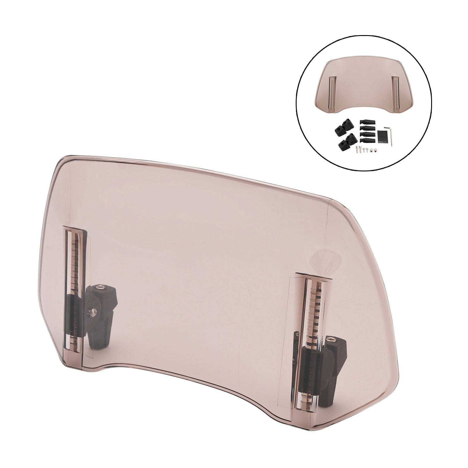 Univerzalni nastavljiv podaljšek deflektorja za vetrovnico na posnetek na vetrobranskem steklu