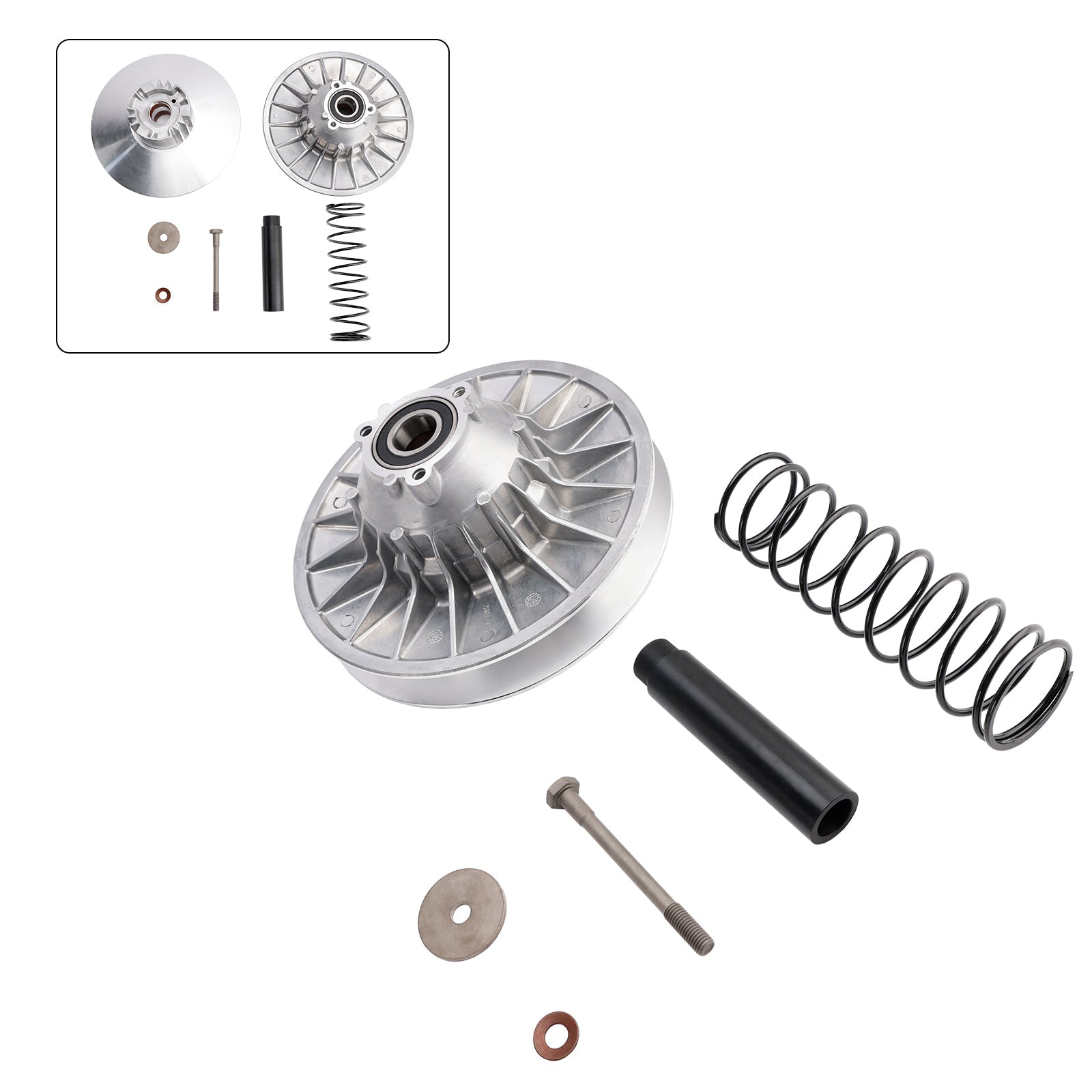 Variatore della frizione posteriore completa per can-am outlander max 450 efi t3 2019 (420280178 e 420280173)