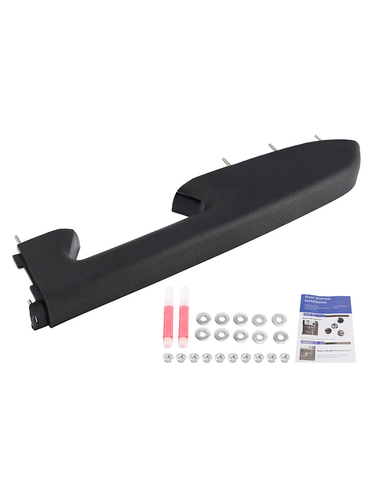 Kit de réparation d'accoudoir avant droit pour Chevy Silverado 1500 2500HD 3500HD 10-14 Noir