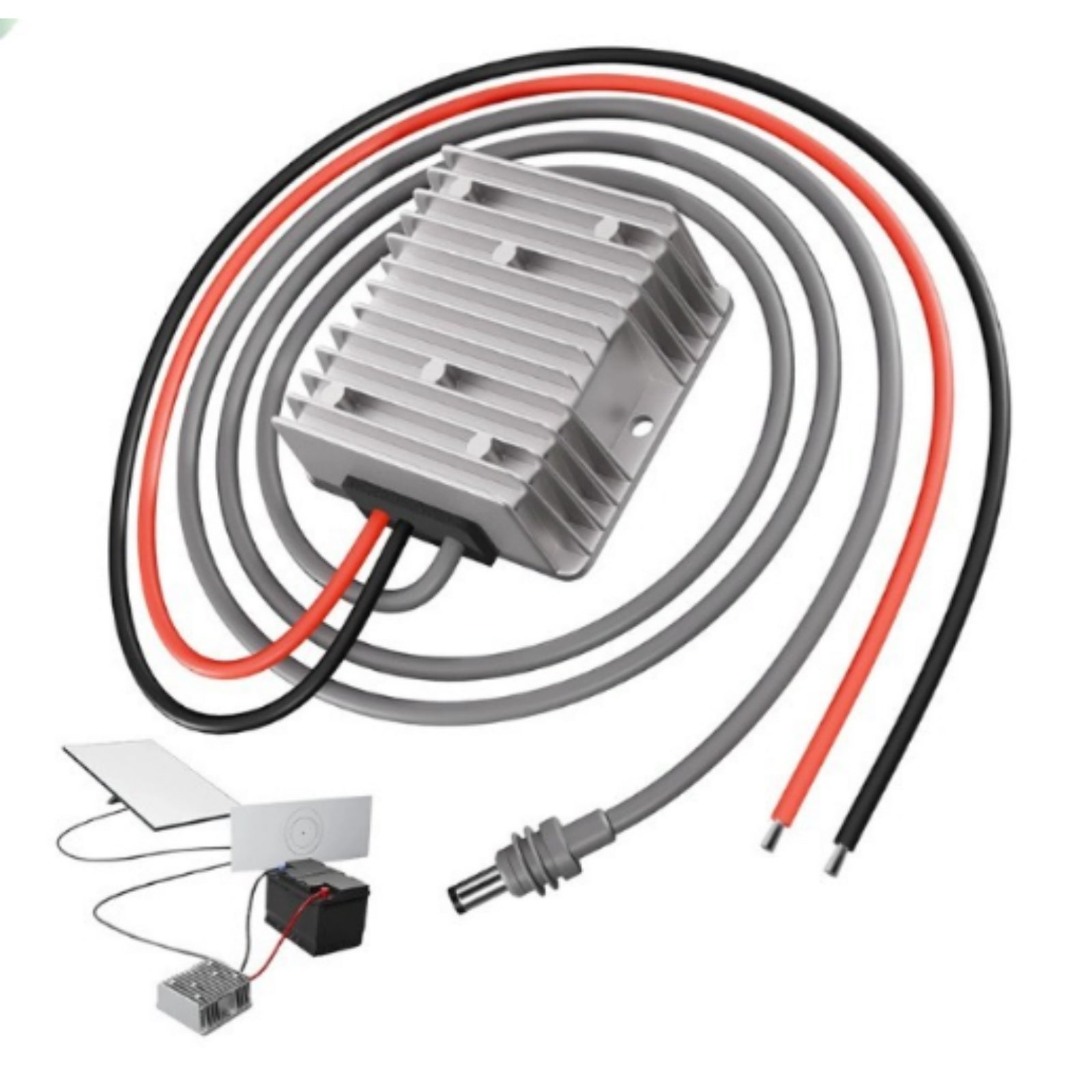 Mini adaptateur 12 V CC, convertisseur élévateur de tension 12 V/24 V vers 57 V, 4,5 A, 256 W, Smart Boost