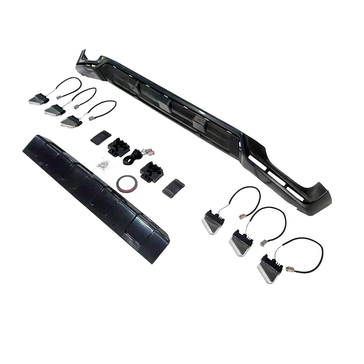 Voorbumperdiffuser compatibel met Mercedes-Benz G-Klasse W465 G450 G500 (vanaf 2025)