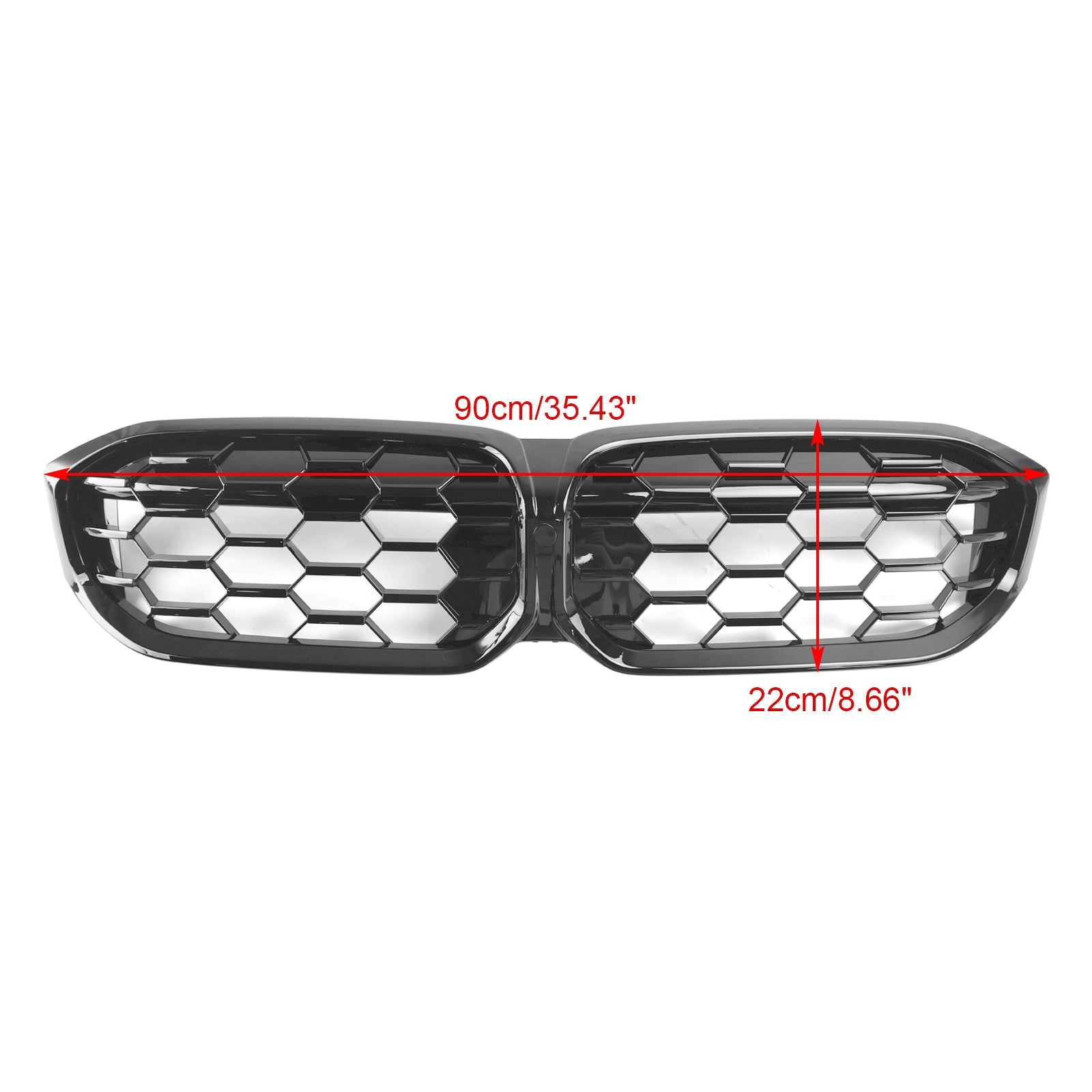 2023-2024 BMW G20 320i 330i M340i Grille de calandre avant noire brillante