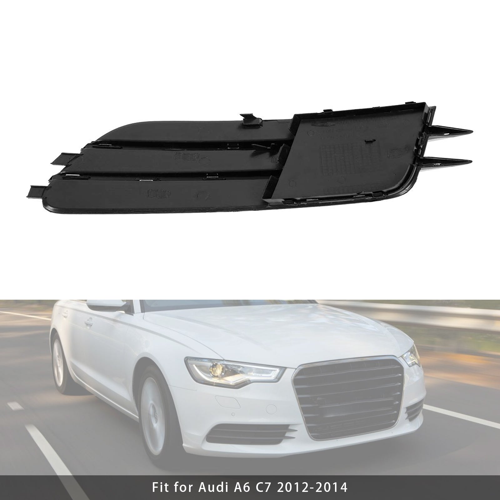 Linksvoor Bumper Grill Voor Audi A6 C7 2011-2014 Mistlamp 4G0807681