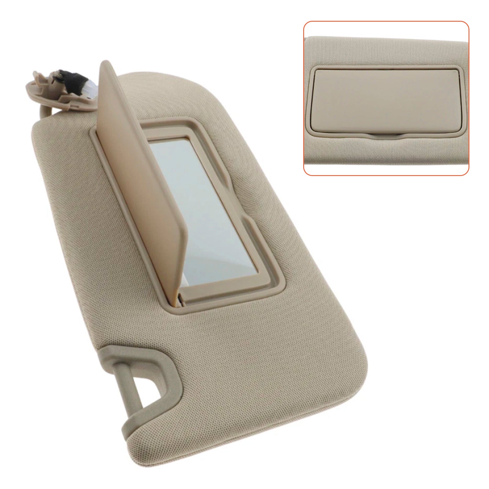 Sun visor en el lado del pasajero beige para Nissan Altima 2013-2018 964003TA2A