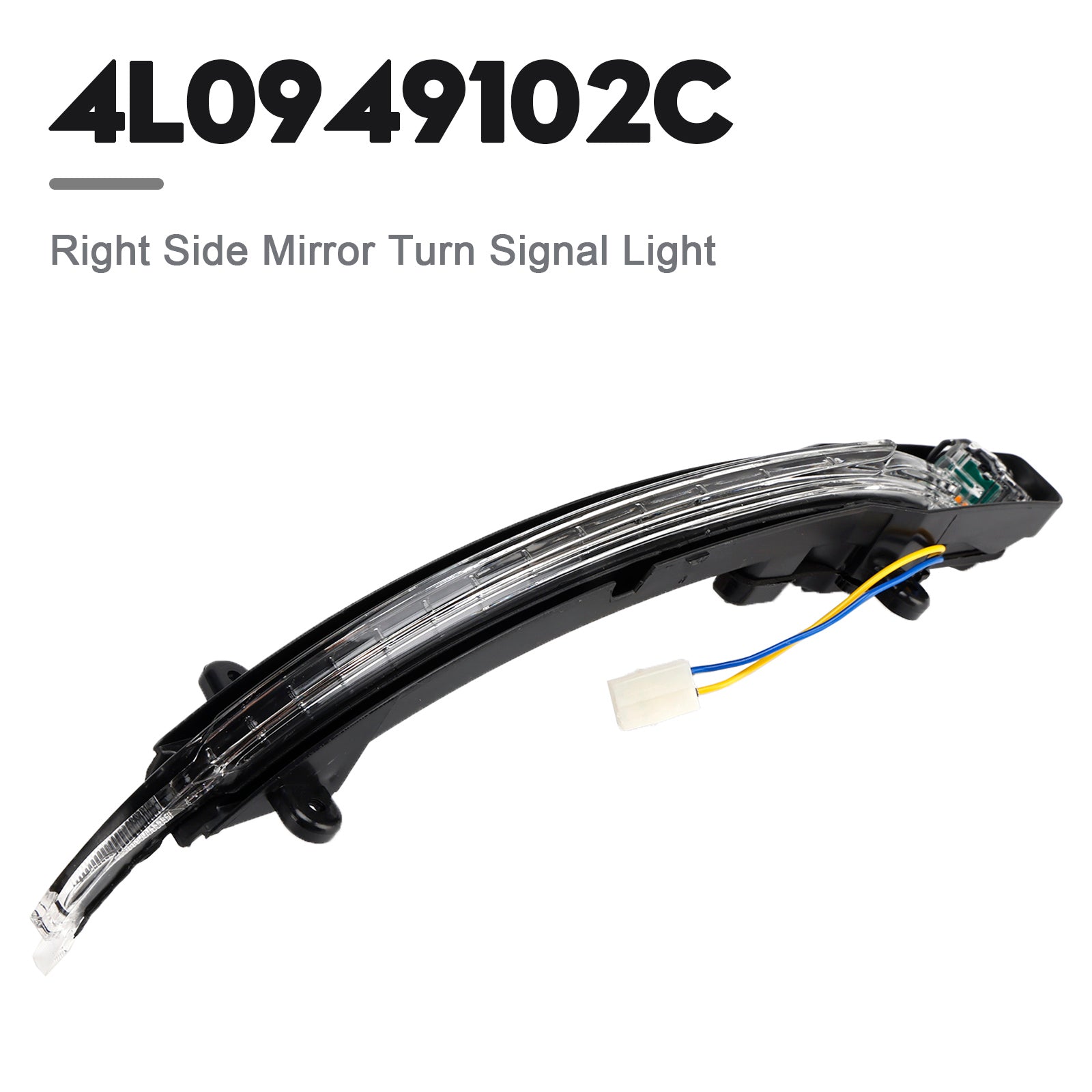 Rechts Achteruitkijkspiegel Richtingaanwijzer voor Audi Q5 MK1 Q7 MK1 4L0949102C