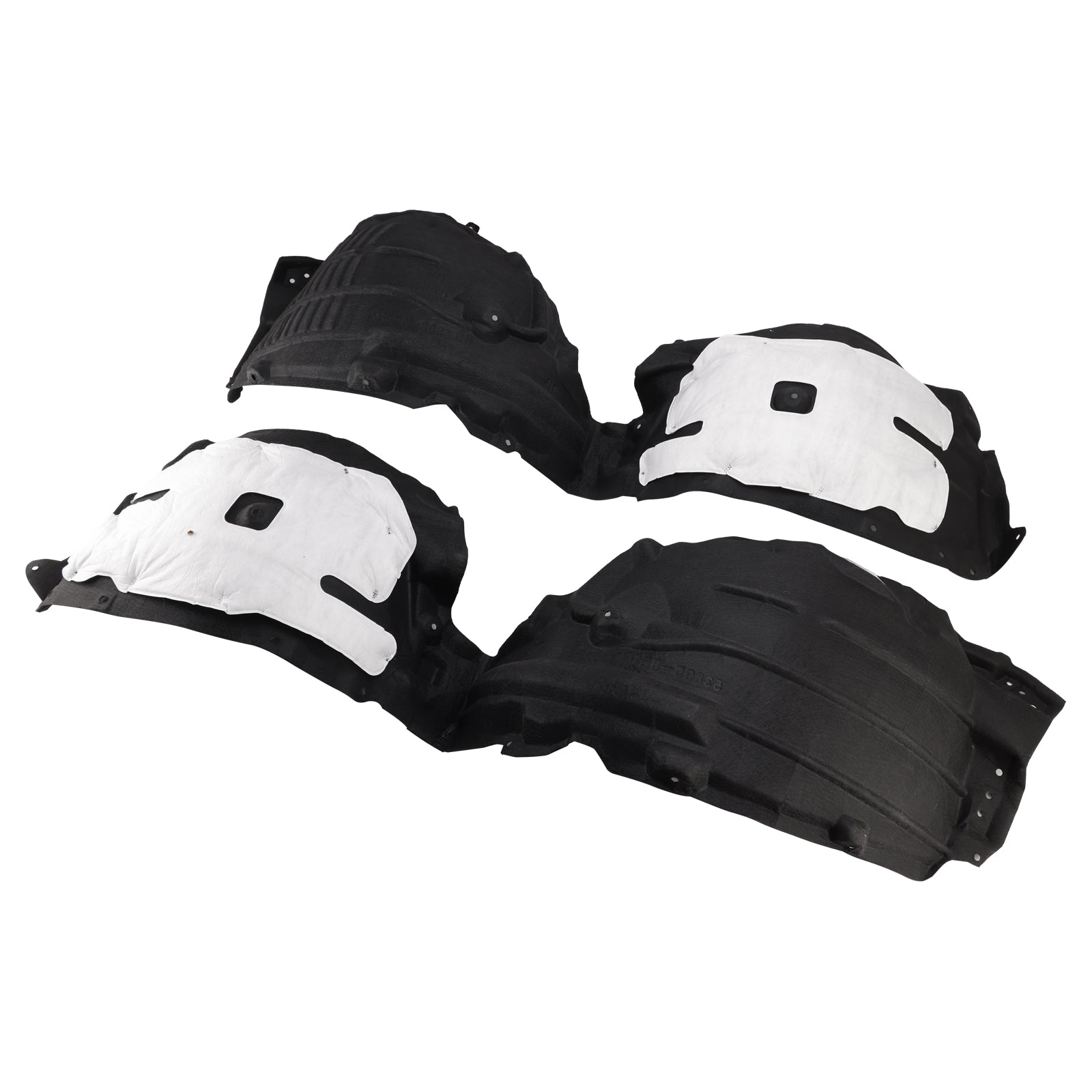 Paire de doublures d'ailes intérieures avant pour Toyota Highlander 2020-2024 538060E170