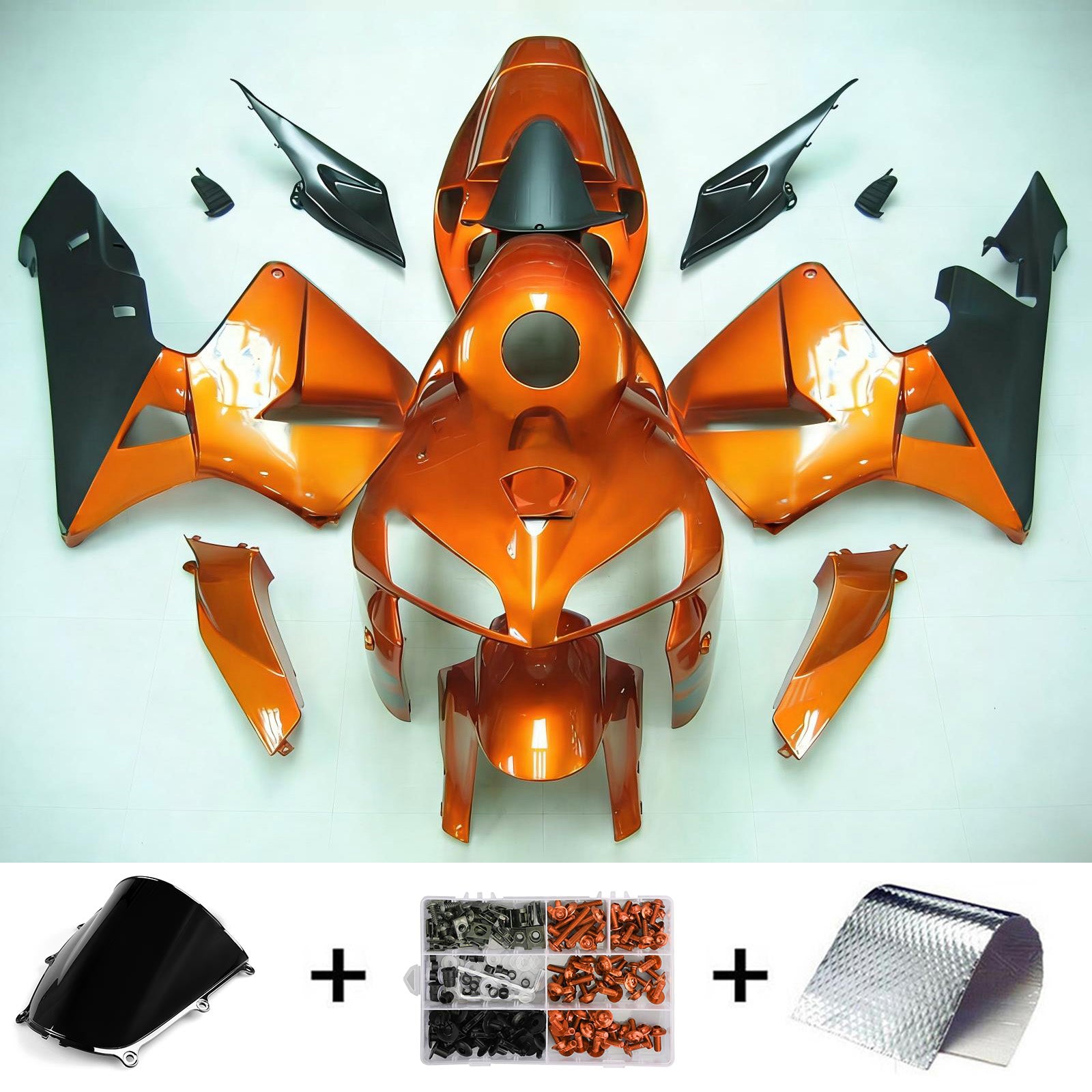 Kit de carénage par injection, carrosserie en plastique ABS pour Honda CBR600RR 2005-2006 F5