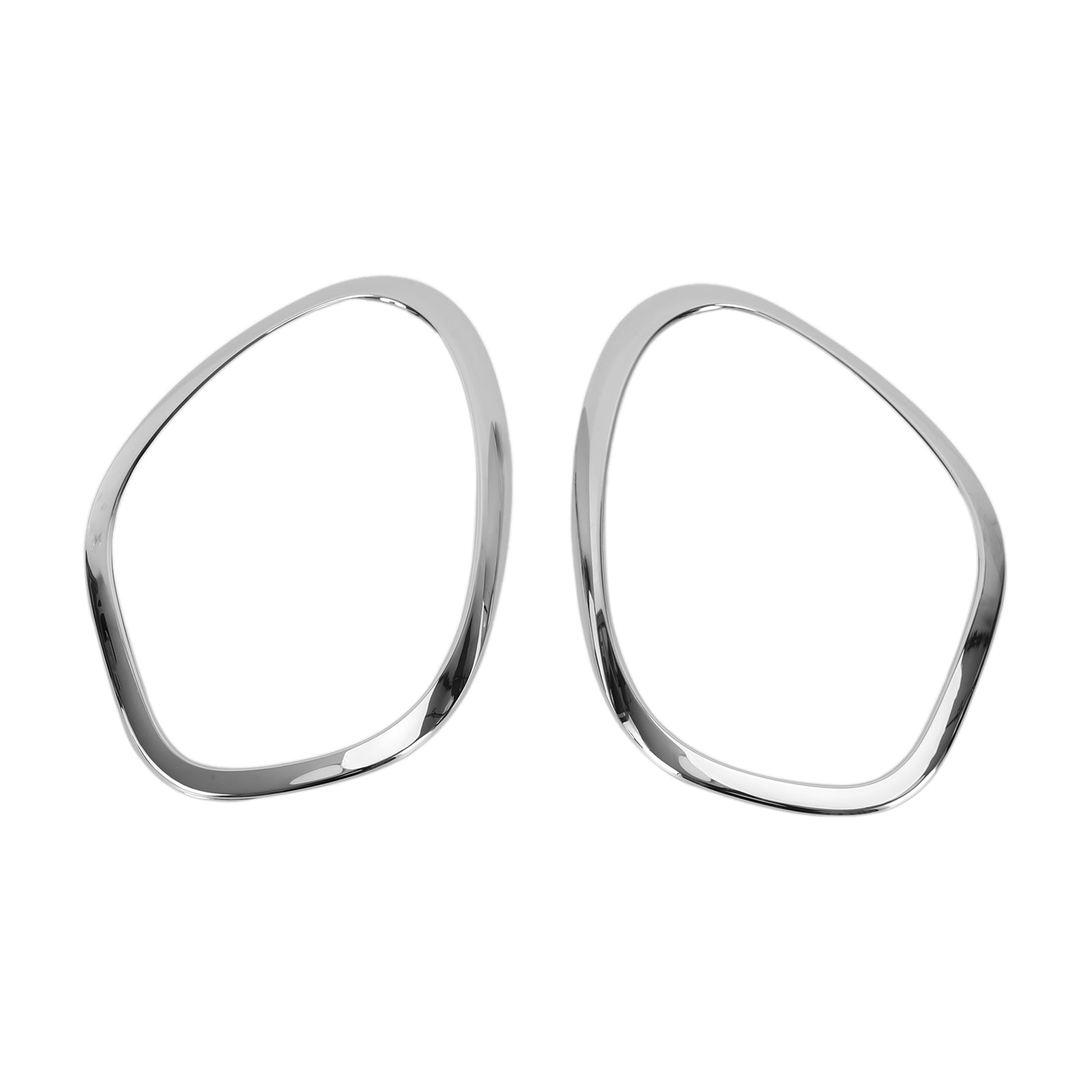 Mini Chrome R60 2X Anneaux de Garniture Chrome pour Phares Mini Cooper R60 Countryman
