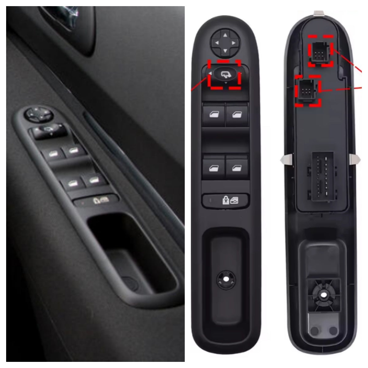 Peugeot 3008 5008 96650621ZD Commutateur de vitre électrique principal gauche conducteur