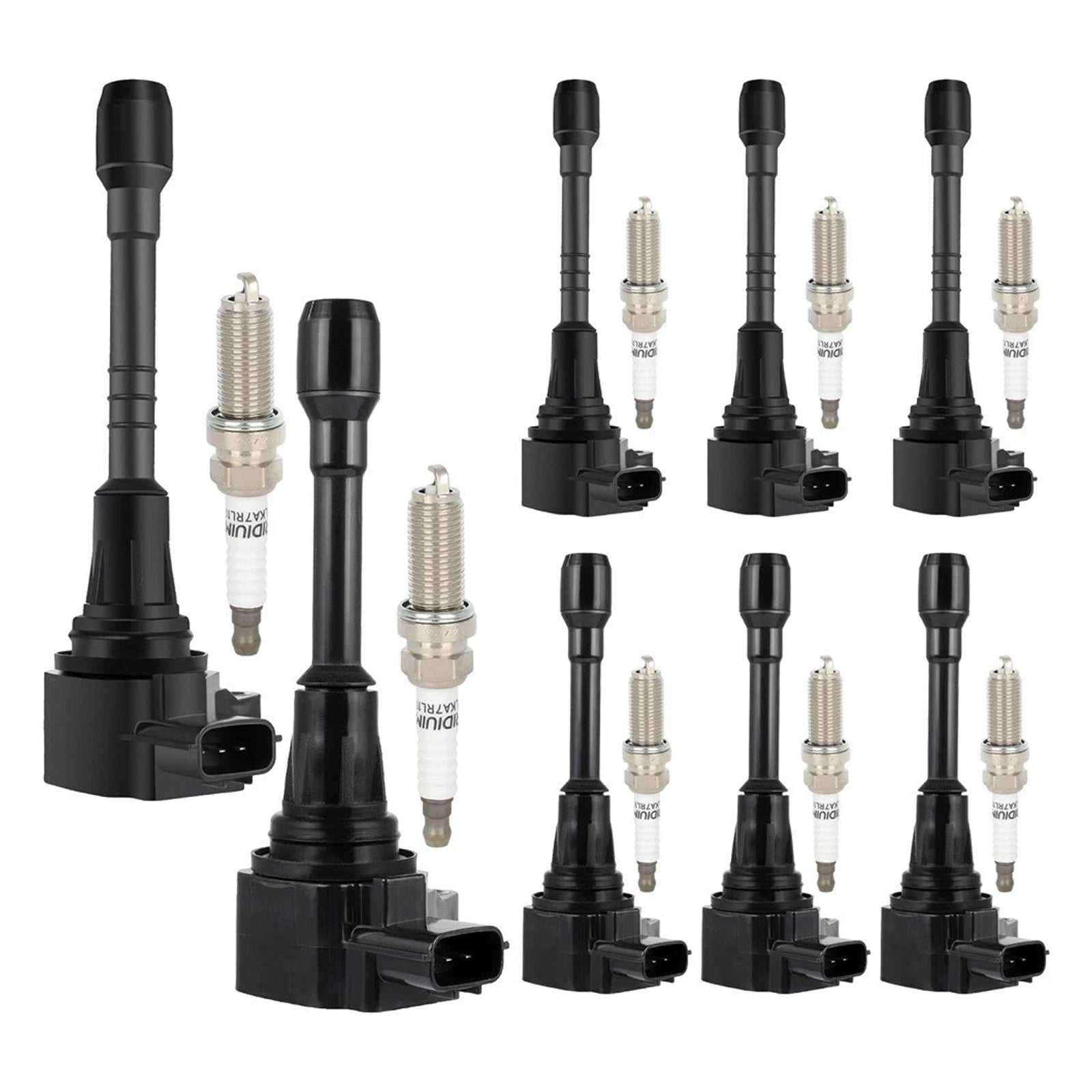 Kit de 8 bobinas de'Encendido y bujías UF650 para Infiniti QX80 5.6L V8 2014-2019