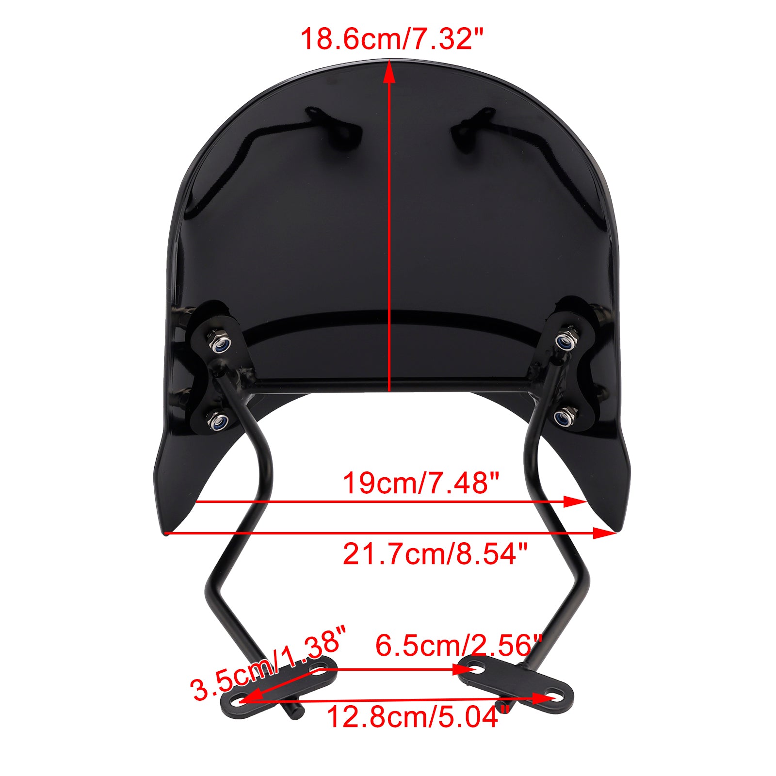 Parabrezza compatibile con BMW R nineT Scrambler 2014-2024 e Pure 2017-2024