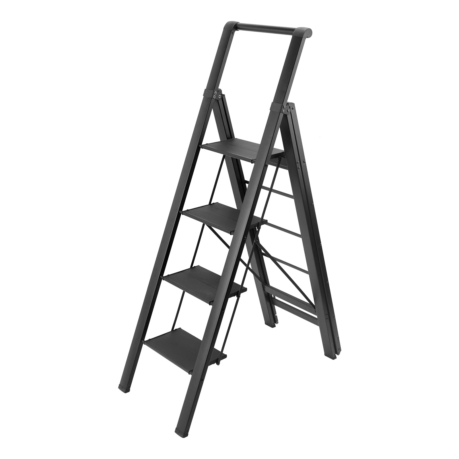 Secadora plegable con escala de 4 pasos sin escala, capacidad de 150 kg, para ropa y zapatos