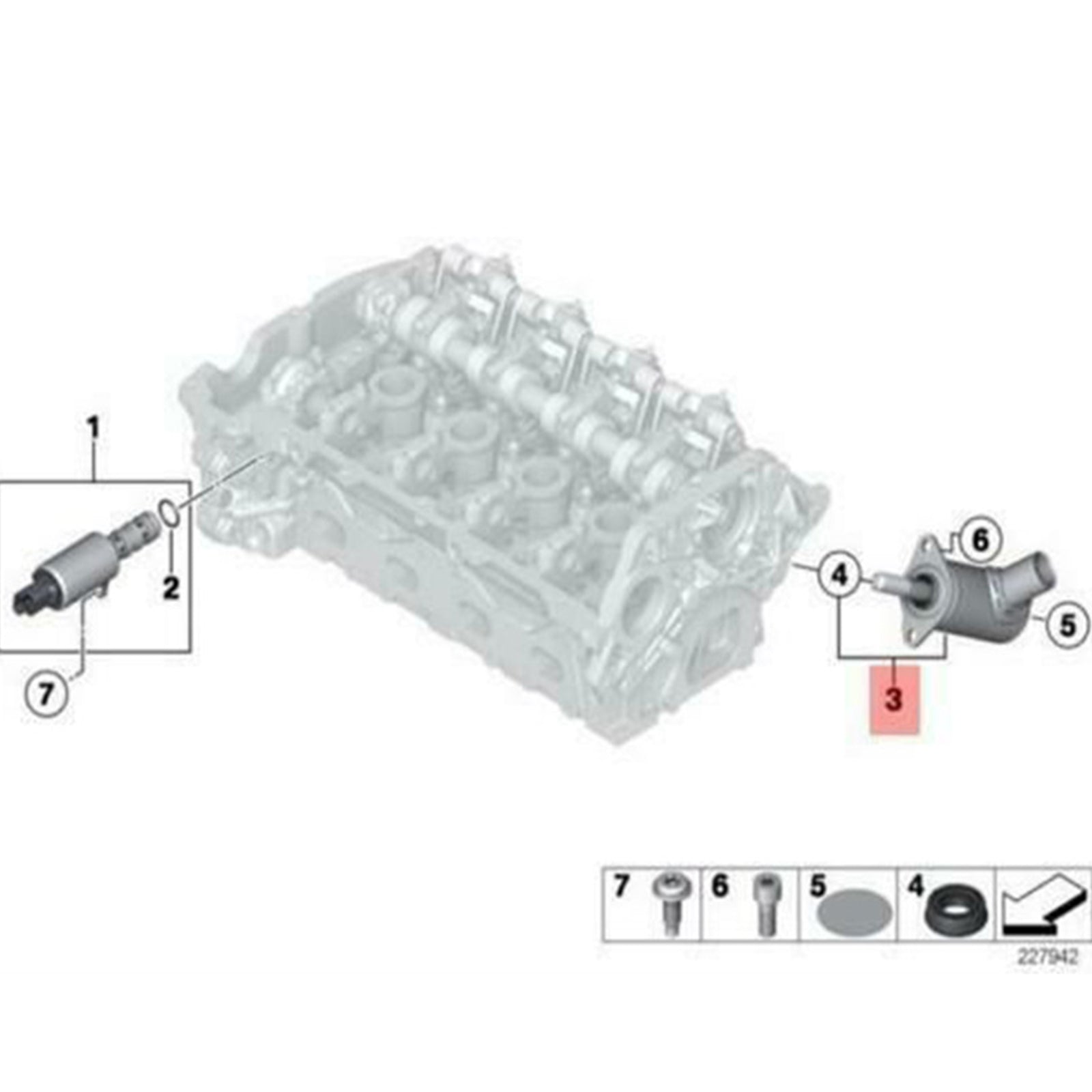 Valvetronic-moottorin toimilaite, jolla on eksentrinen akseli 11377591588 Mini Cooper Cabriolet S: lle ja JCW: lle (R57) 2011-2015