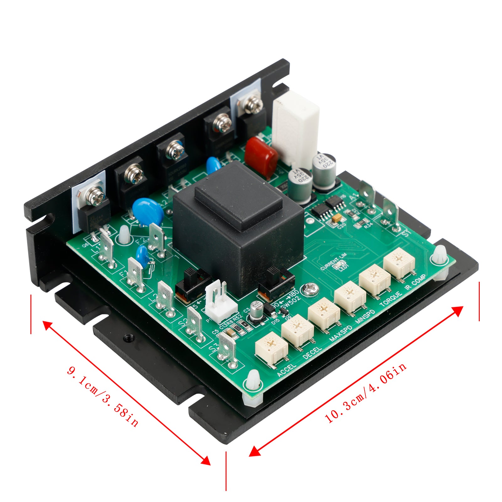 Controlador de velocidad del motor de CC MM23001C Entrada de ley de 115 o 230 voltios