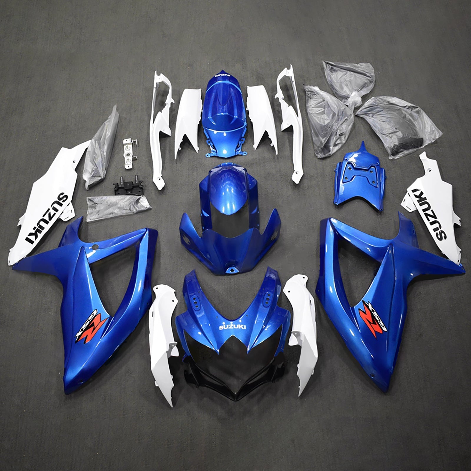 ABS-muovinen ruiskutettu suojasarja Suzuki GSXR 600/750 2008-2010 K8