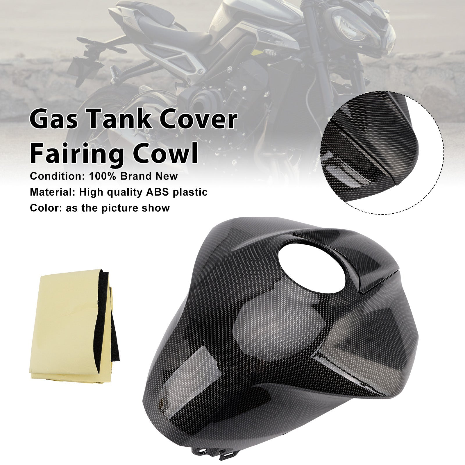 Cache de réservoir d'essence et garniture de carénage pour Street Triple 765 R/RS 2023-2025