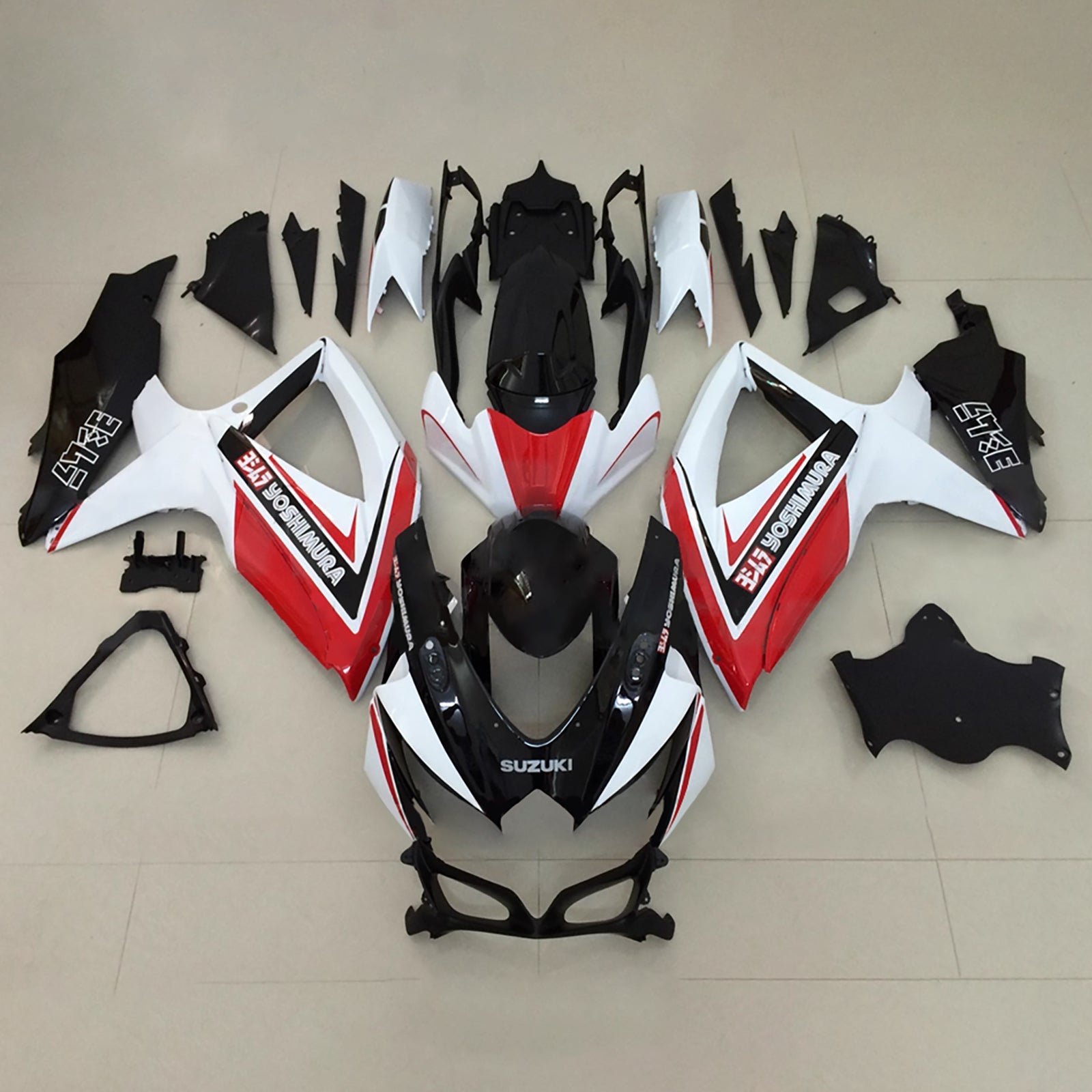 Kit de carénage injecté en plastique ABS pour Suzuki GSXR 600/750 2008-2010 K8