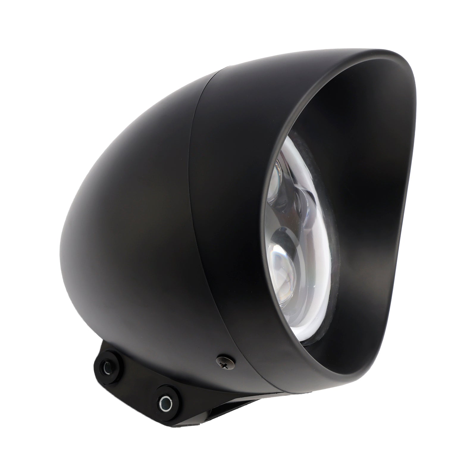 5,75 inch Universal Front Lighthouse, 4 bollen, chroom, voor motorfiets