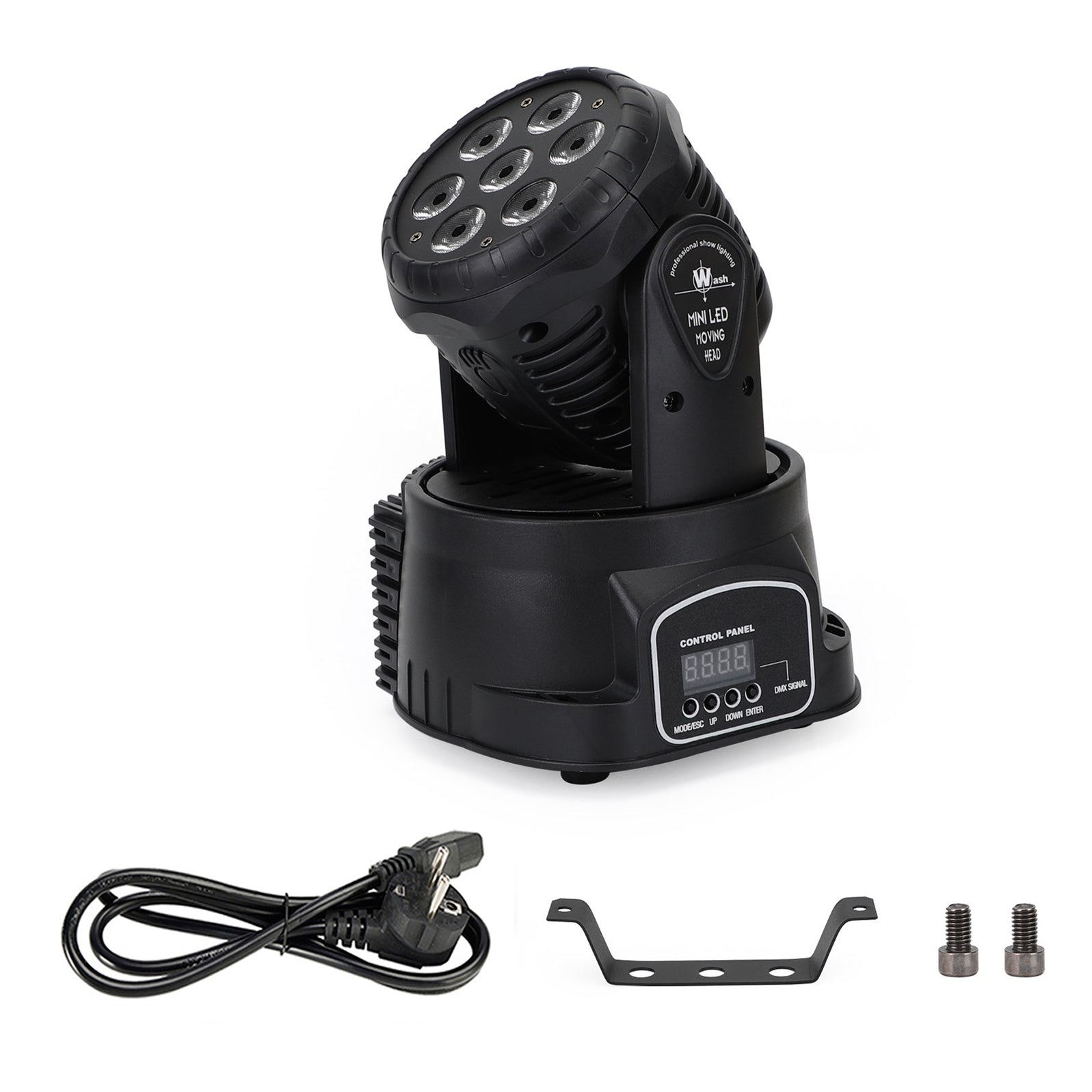 7x10W RGBW Moving Head Éclairage de Scène Disco Fête LED Lampe Projecteur DMX512