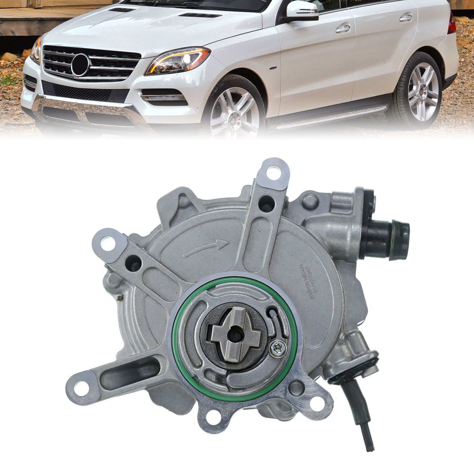 Pompe à vide de frein utilitaire sport Mercedes-Benz ML350 V6 3,5 L essence 2012-2014 2762300365